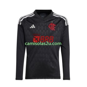 Camisolas de futebol CR Flamengo Guarda Redes Equipamento Alternativa 2023/24 Manga Comprida